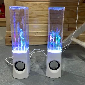 Water light sound speakers